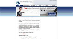 Desktop Screenshot of instantestimator.com
