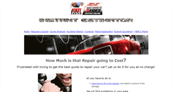 Desktop Screenshot of instantestimator.co.za
